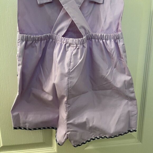 The Beaufort Bonnet Company TBBC Ruthie Romper Butterfly Appliqué Size 5 NWT - Picture 13 of 13